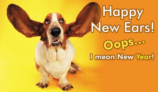 Happy New Ears ecard, online card