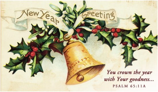 New Year Greeting ecard, online card