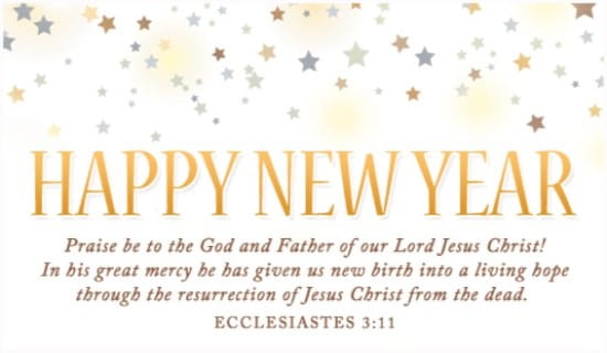 Happy New Year ecard, online card