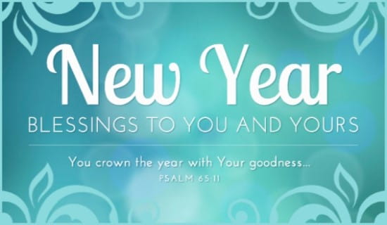 New Year Blessings eCard - Free New Year Cards Online