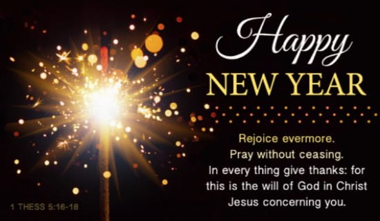 Happy New Year KJV eCard - Free New Year Cards Online