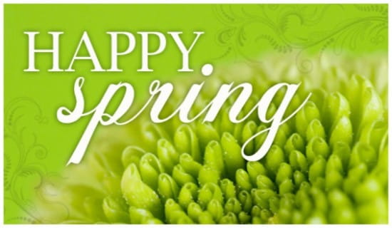 Happy Spring ecard, online card