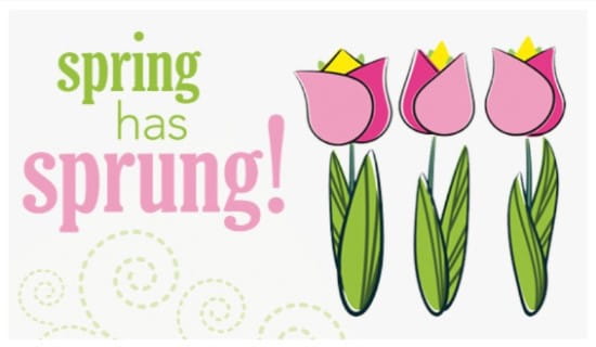 Spring has Sprung ecard, online card