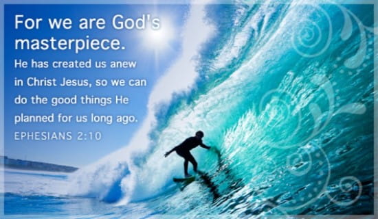 God's Masterpiece ecard, online card