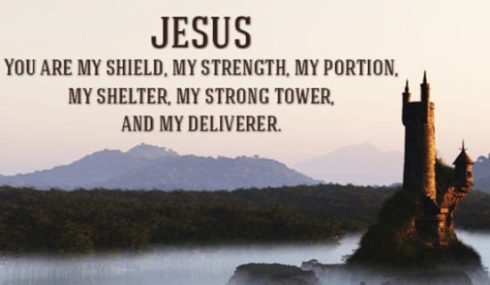 Jesus is my SHIELD! ecard, online card