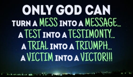 Only God can do EVERYTHING! ecard, online card