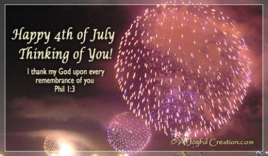 4th of July ecard, online card