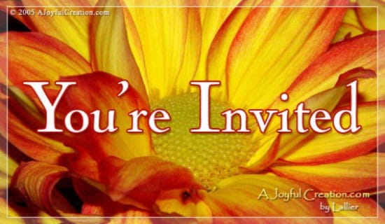 You're Invited! ecard, online card