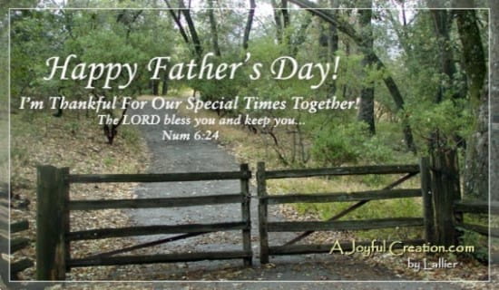 Happy Father's Day eCard - Free A Joyful Creation Greeting Cards Online