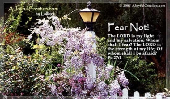 Psalm 27 ecard, online card