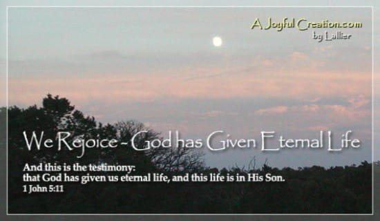 Eternal Life ecard, online card