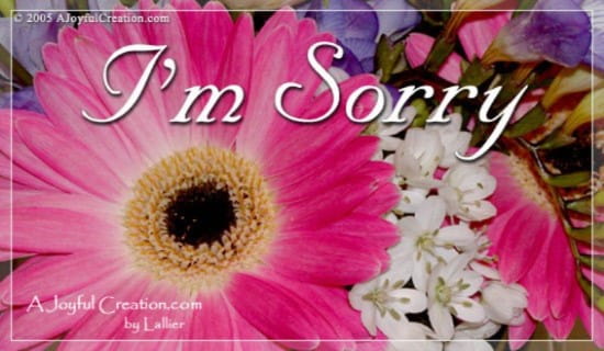 Free I’M Sorry E Card : 10 Ways to Say I’m Sorry + Free Printable