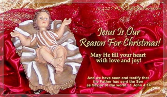 Jesus is Our Reason ecard, online card