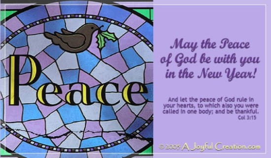 Peace Of God ecard, online card