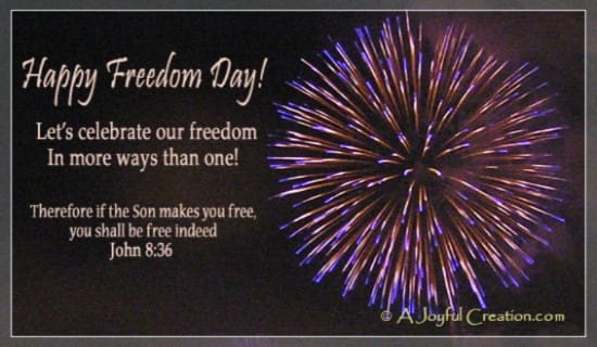Freedom Day ecard, online card