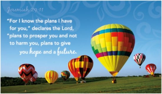 Jeremiah 29:11 ecard, online card