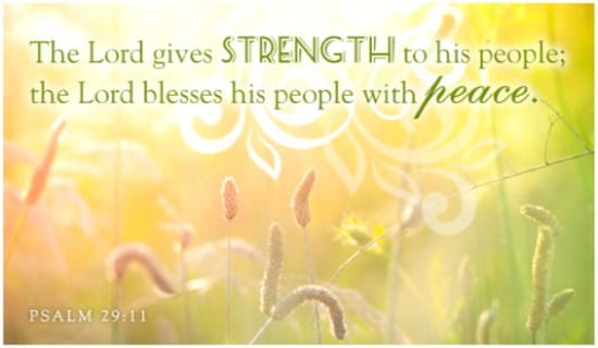 Free Psalm 29:11 eCard - eMail Free Personalized Scripture Online