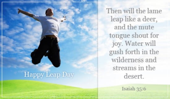 Happy Leap Day ecard, online card