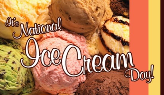 Ice Cream Day (7/20) ecard, online card