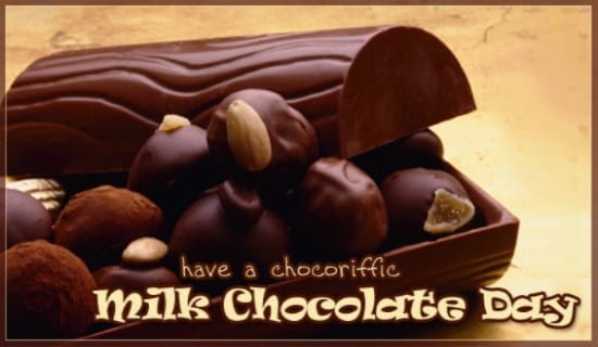 Milk Chocolate Day (7/28) ecard, online card