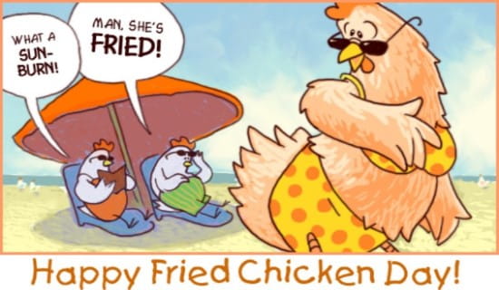 Fried Chicken Day (7/6) ecard, online card
