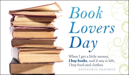 Book Lovers Day (8/9) ecard, online card