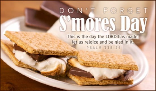 S'mores Day (8/10) ecard, online card