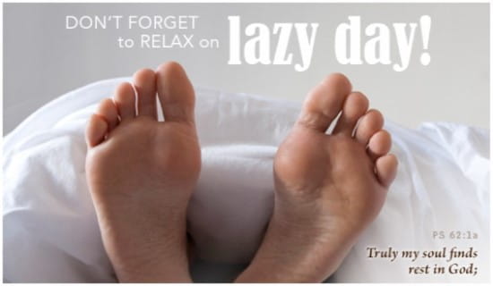 Lazy Day (8/10) ecard, online card
