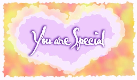 You Are Special ecard, online card