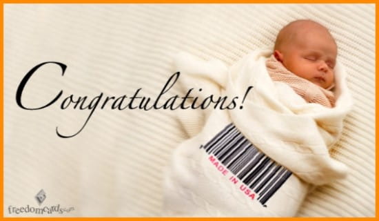 Congratulations on Your New Baby! ecard, online card