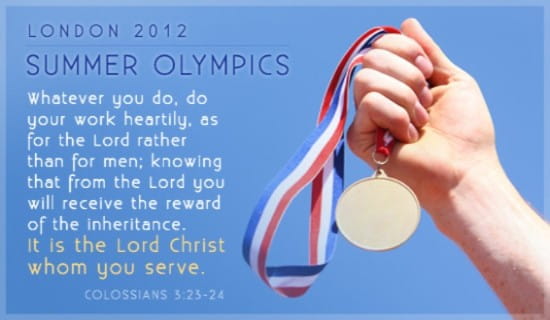 London 2012 Olympics ecard, online card