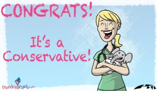 It's a Conservative!  ecard, online card