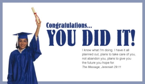 You Did It! ecard, online card
