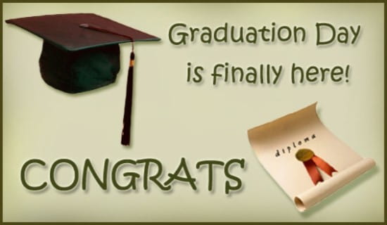 Free CONGRATS! eCard - eMail Free Personalized Graduation Cards Online