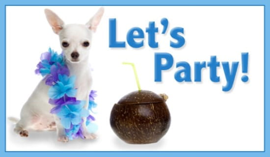 Let's Party ecard, online card