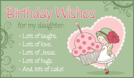 Free Birthday - Daughter eCard - eMail Free Personalized Birthday Cards  Online