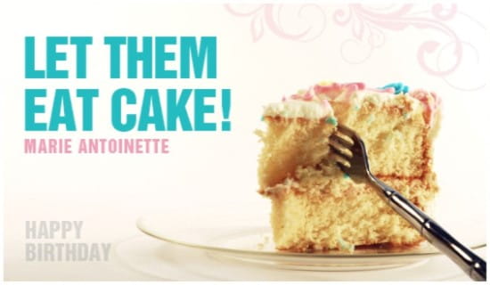 Eat Cake ecard, online card
