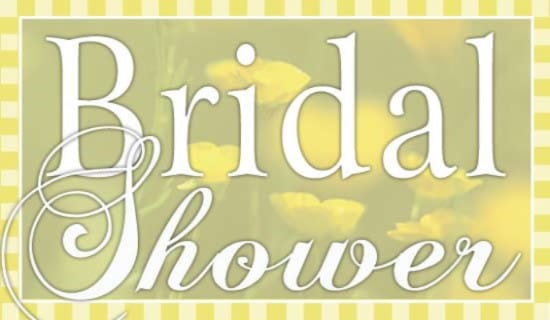 Bridal Shower ecard, online card