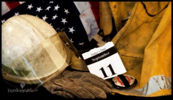 Firefighters of 9/11 ecard, online card