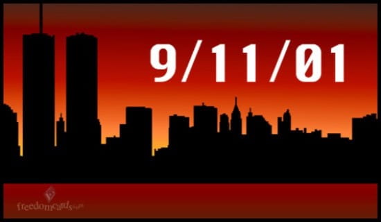 New York Skyline, 9-11-01 ecard, online card