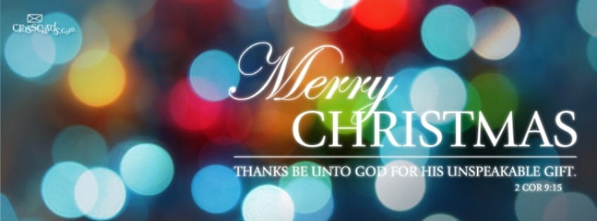 Download Merry Christmas - Christian Facebook Cover & Banner