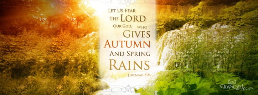 Download Jeremiah 5:24 - Christian Facebook Cover & Banner