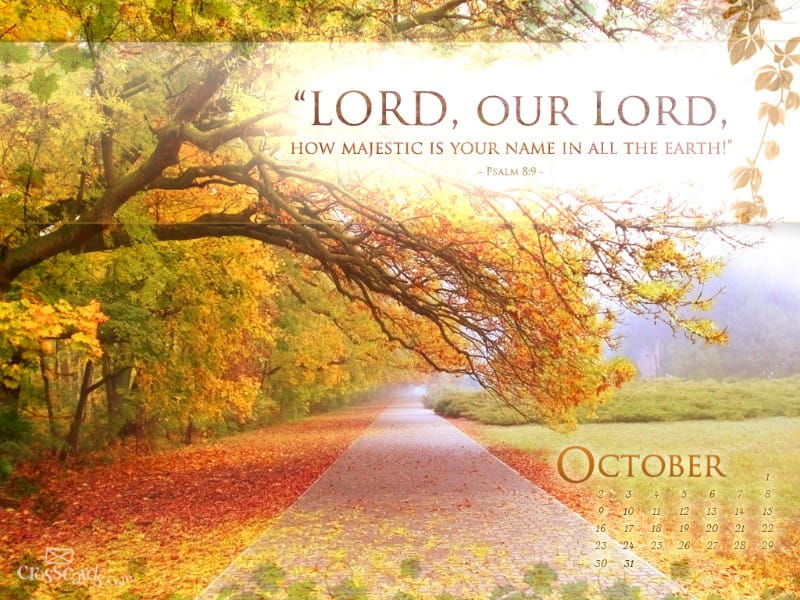 October 2011 - Psalm 8:9 mobile phone wallpaper