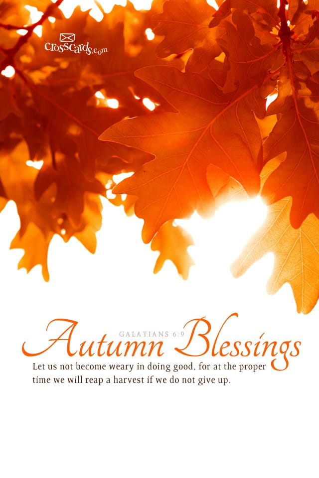 October 2011 - Autumn Blessings Desktop Calendar- Free October Wallpaper