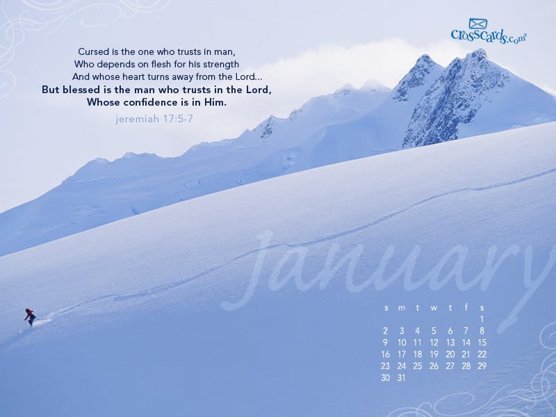 January 2011 - Jeremiah 17:5-7 mobile phone wallpaper