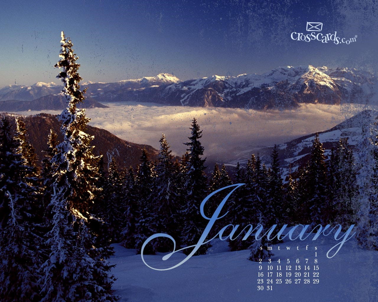 January 2011 Desktop Calendar- Free January Wallpaper