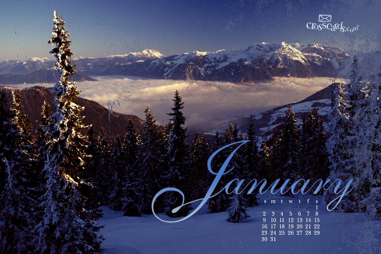 January 2011 Desktop Calendar- Free January Wallpaper