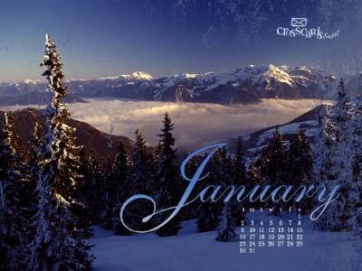 January 2011 Desktop Calendar Free January Wallpaper