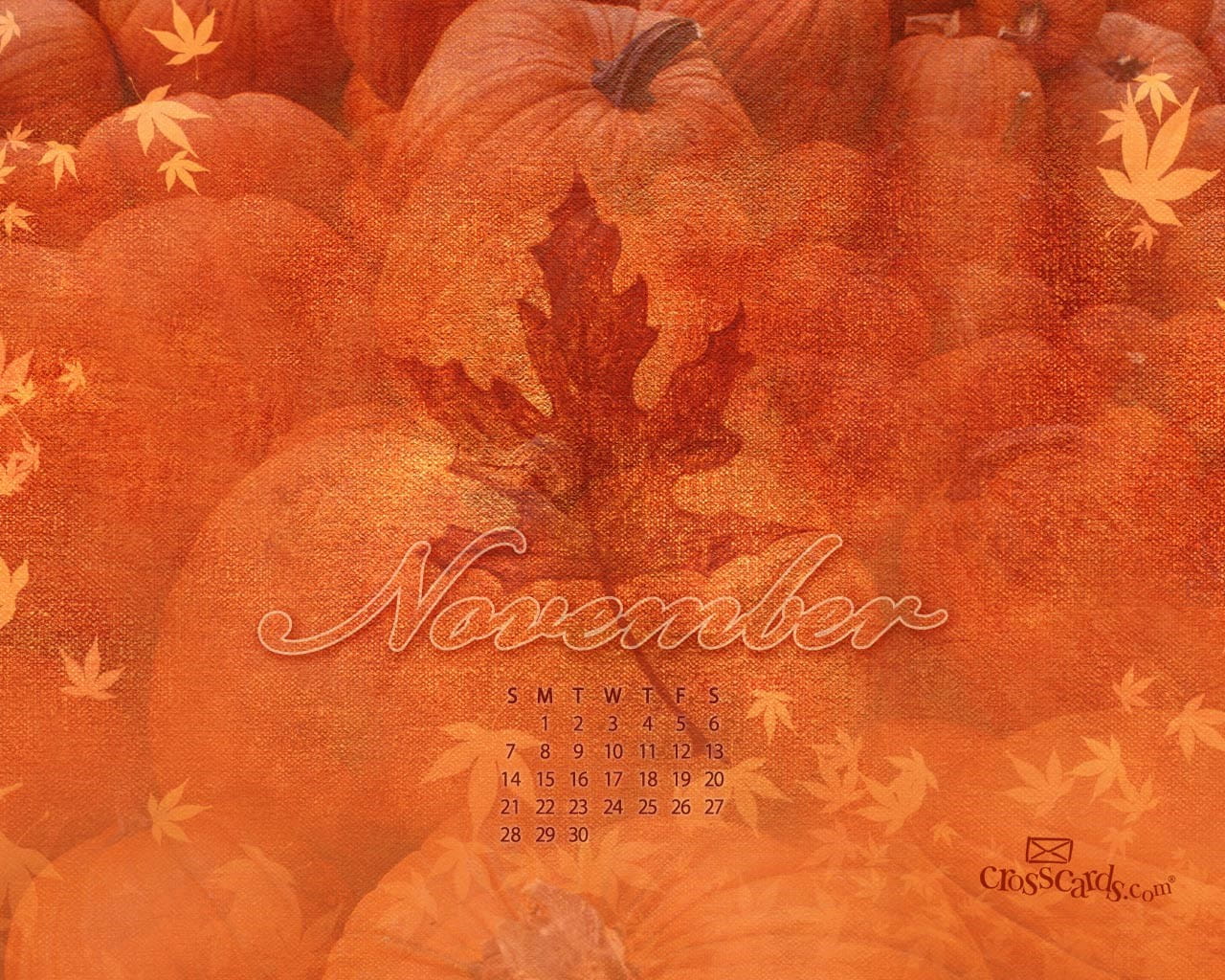 November 2010 Desktop Calendar- Free November Wallpaper