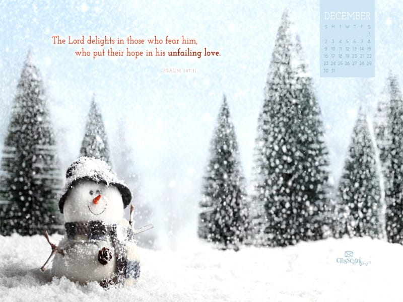 Dec 2012 - Snowman mobile phone wallpaper